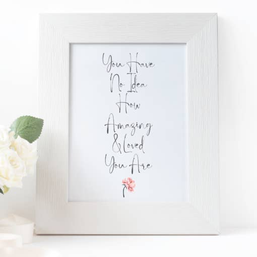 Impresión You Are Amazing & Loved para venta al por mayor de Pink Rabbit Designs