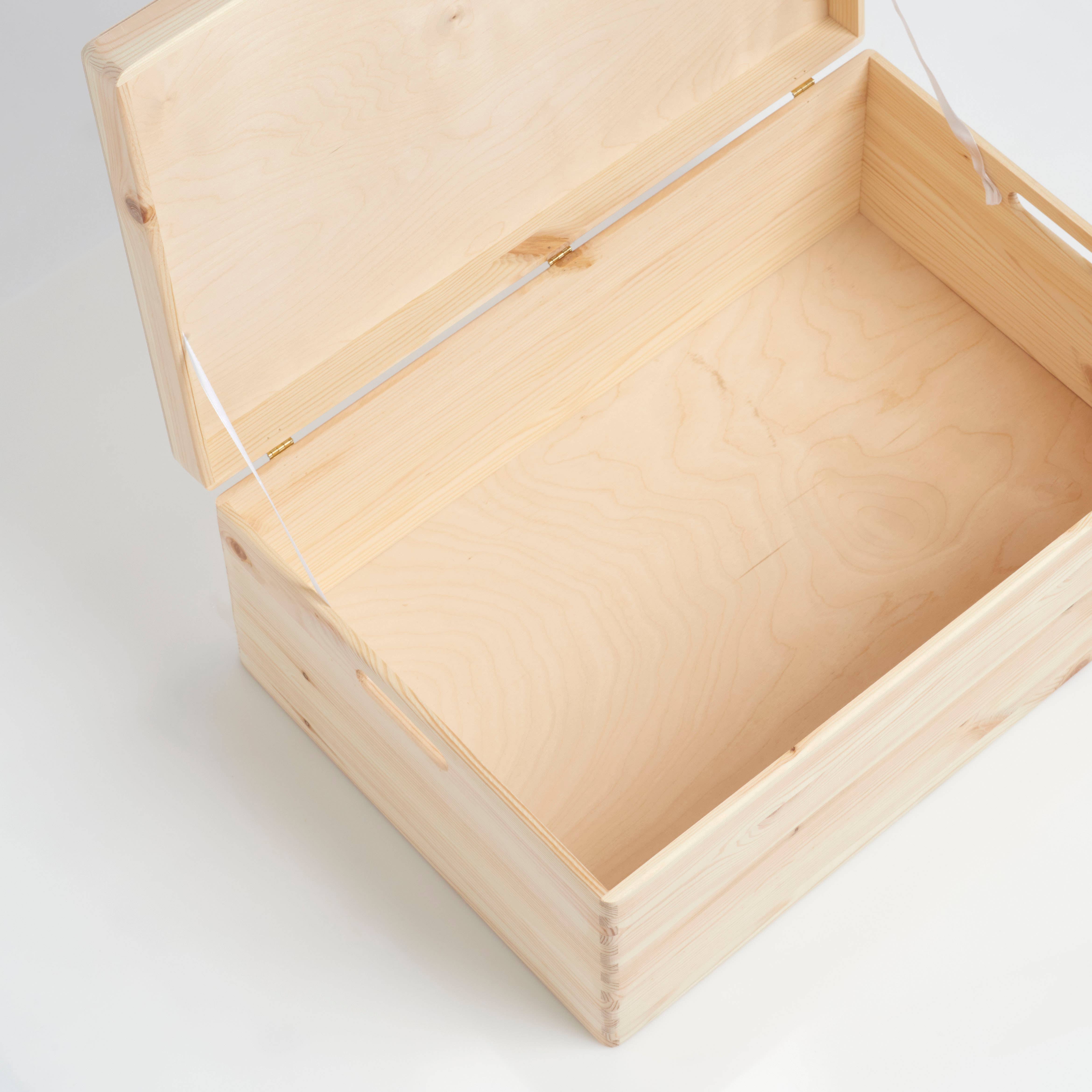nature Multipurpose Box with Lid, Softwood 100% FSC #3 for wholesale on Faire4