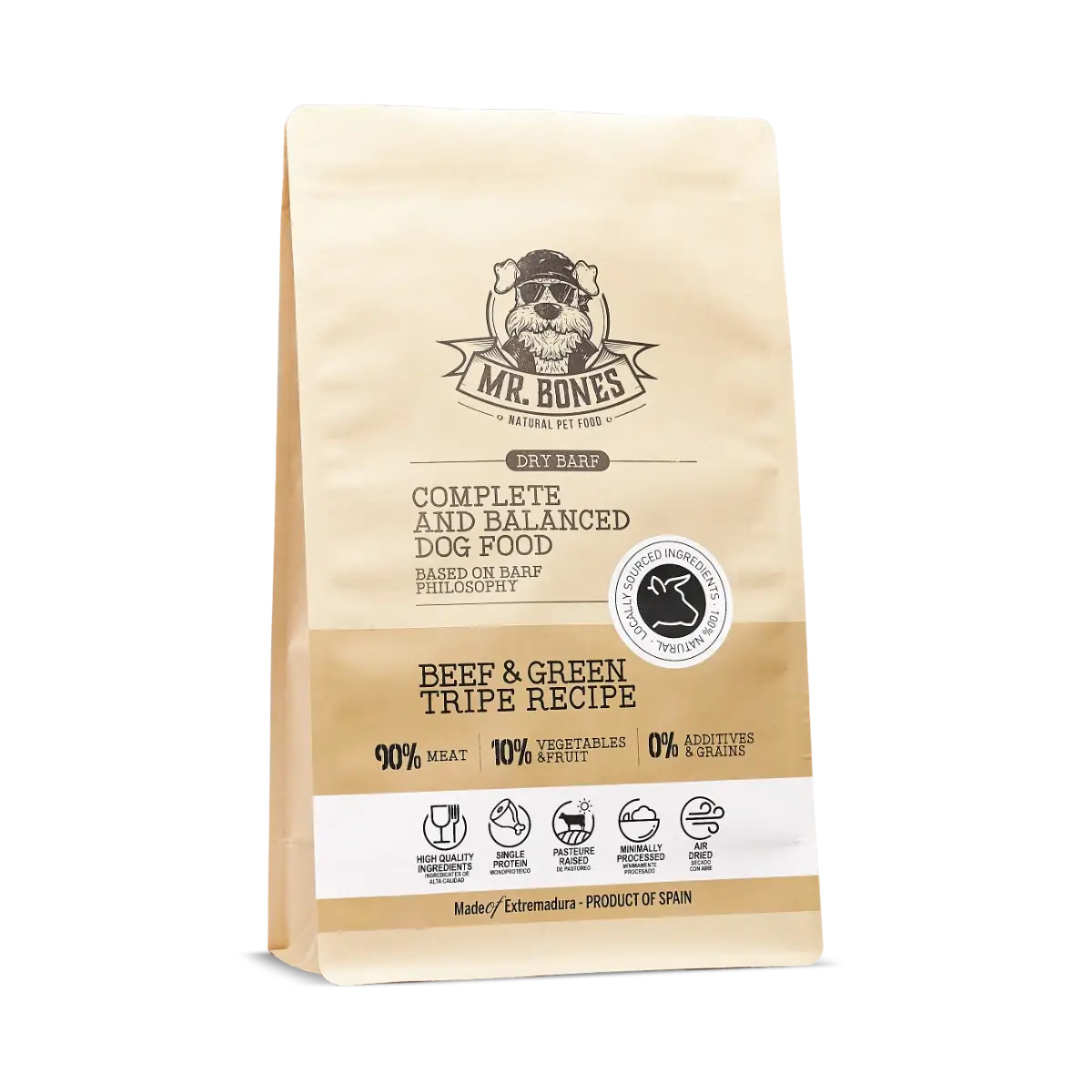 Mr.Bones - Natural Pet Products - Wholesale Pet Food - Dog - Dry BARF for dog- Beef & Green Tripe.3