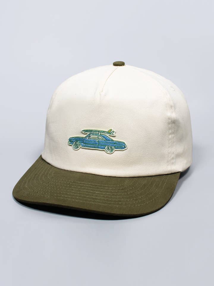 Seabird Two-Tone Baseball Cap - Olive for wholesale by Deluxe Special