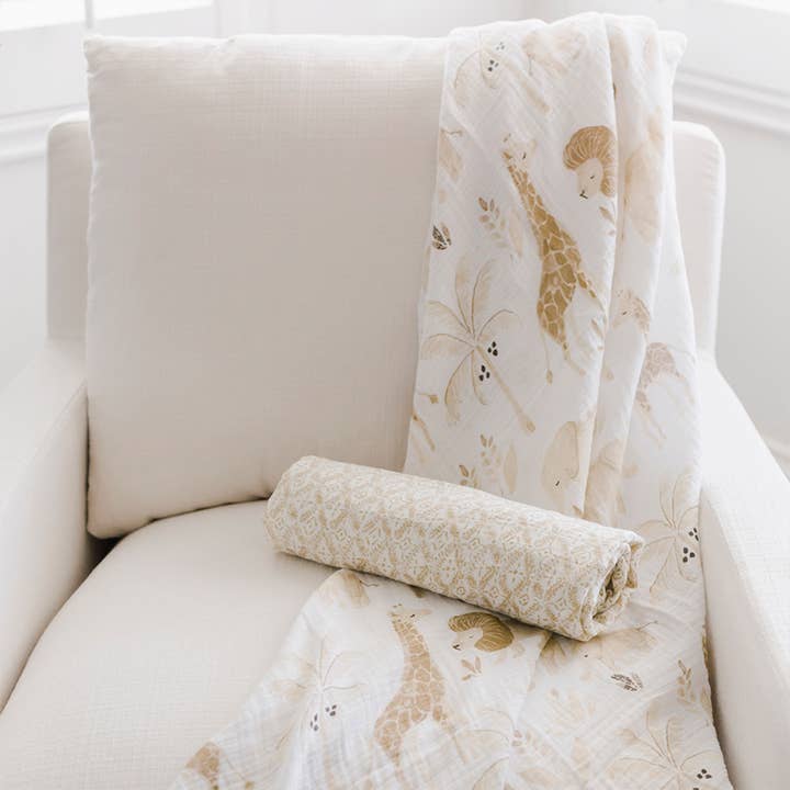 Crane Baby - Wholesale Swaddle - Baby - Kendi 2-Pc. Swaddle Wraps3