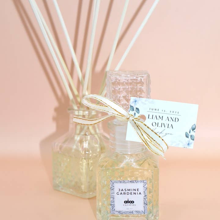 alCo Candles - Wholesale Reed Diffuser - Personalized Wedding Favors - Reed Diffusers | Engagement Party Favors0