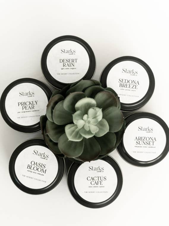 The Desert candle Collection Discovery Set for wholesale by Starks candle co.