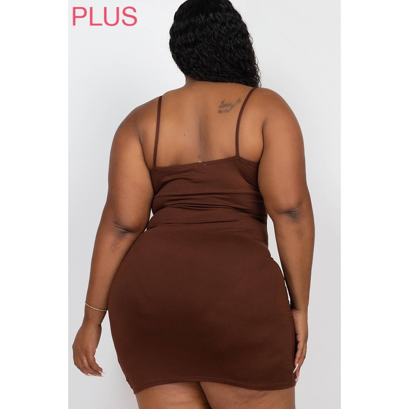 Timeless - Wholesale Dress - Women's - Plus Size Ruched Drawstring Mini Dress6