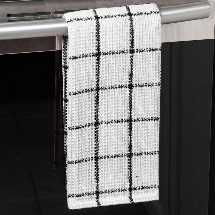Fabstyles - Wholesale Tea Towel - Fabstyles Solo Waffle Cotton Kitchen Towel Set Of 414