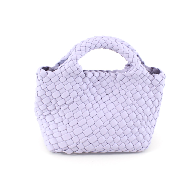 Pretty Persuasions - Wholesale Tote Bag - Women's - P24012 Small Woven Tote Crossbody Bag w/Cosmetic Pouch0