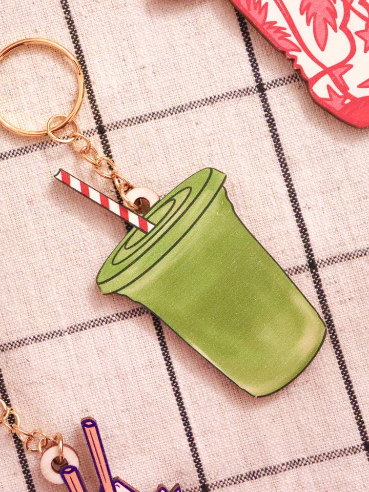 Matcha Keyring for wholesale by Neesh Home