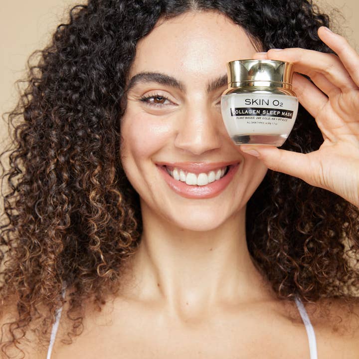 Skin O2 - Wholesale Skincare face mask - Collagen Sleep Mask - 24k Gold6