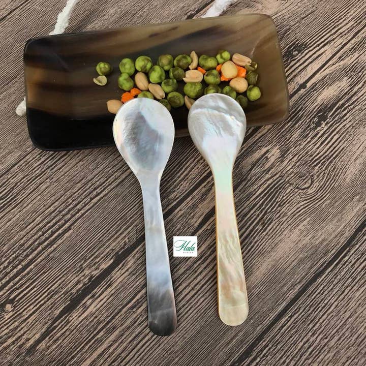 Hala Design - Wholesale Table Spoon (Cutlery) - Custom Oyster Caviar Spoon, Golden Oyster Caviar Spoon6
