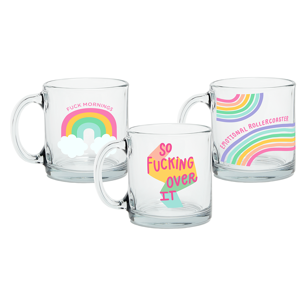 Talking Out of Turn - Wholesale Coffee Mug - Glass Mugs (BEST SELLERS!!)42