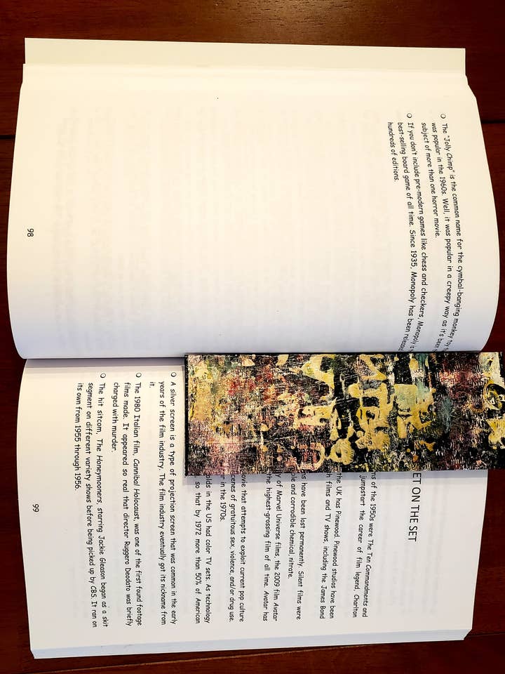 Håndlavede bogmærker - 95% genbrugspapir - 2,5 tommer bred for engroshandel hos SeekCraft Productions