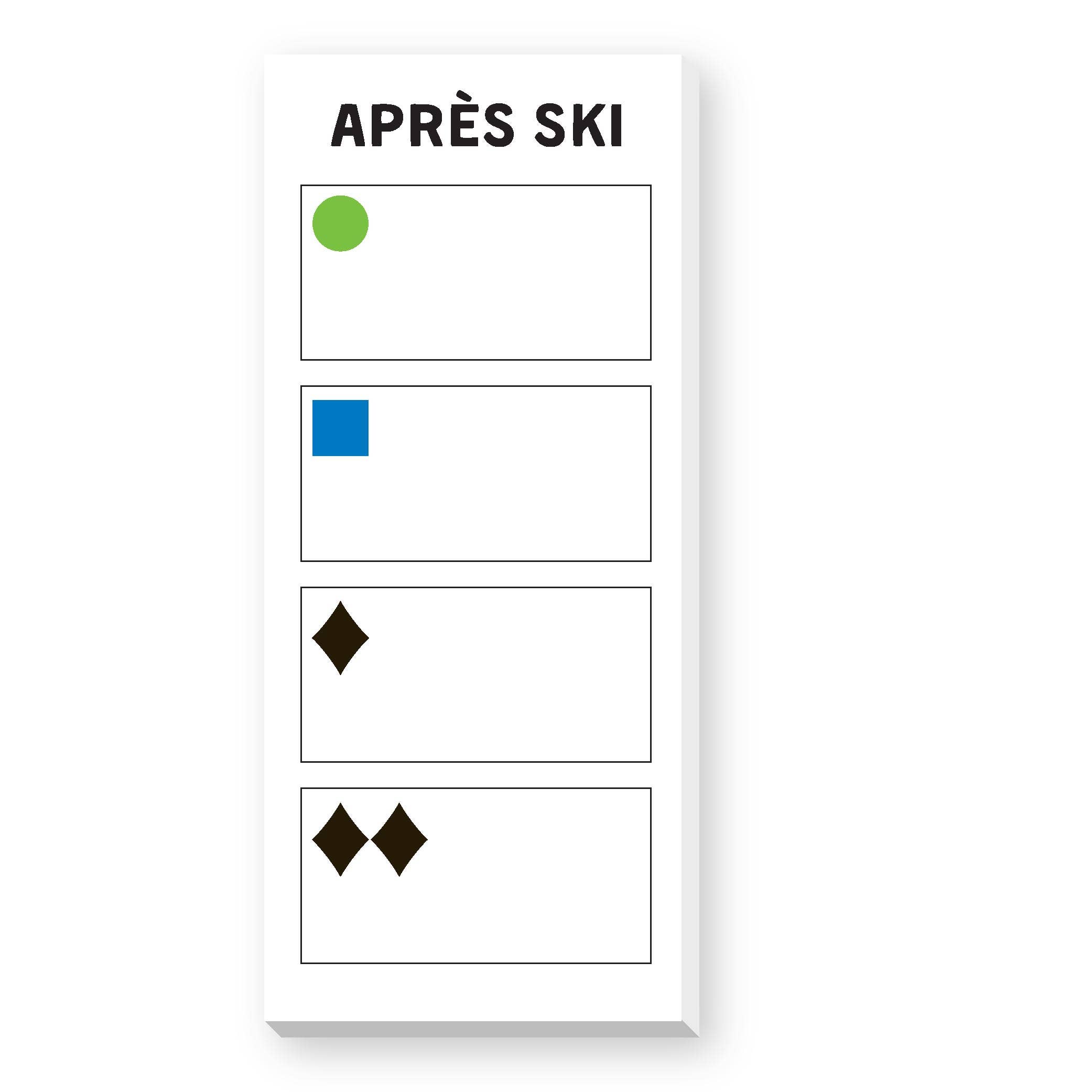 Donovan Designs - Wholesale Notepad - APRES SKI SKINNIE NOTEPAD0