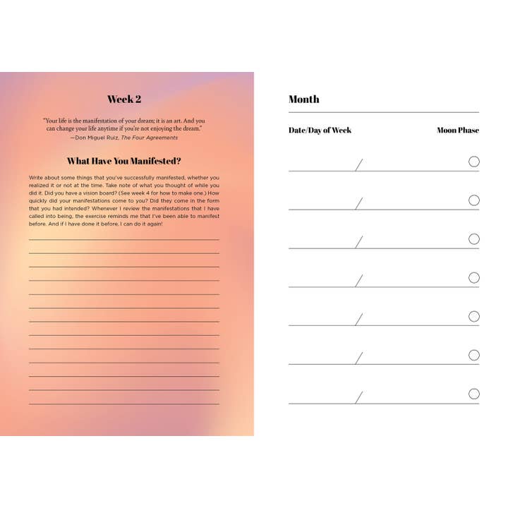 Union Square & Co. - Wholesale Planner - Manifest Your Year: 12-Month Undated Planner