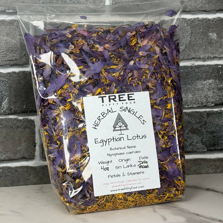 Tree Fifty Four - Wholesale Loose Tea - Blue Lotus Petals & Stamens | 2oz - 1 KG | Bulk Herbs