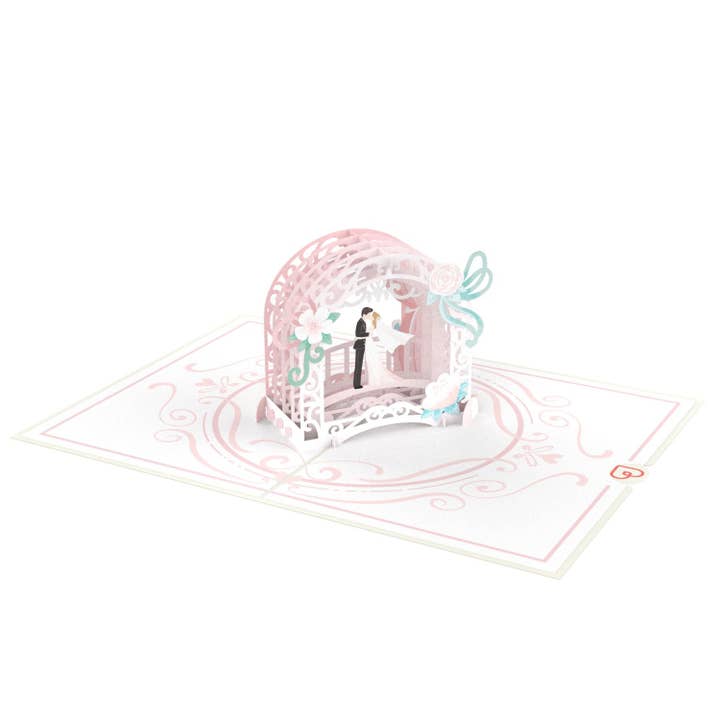 papercrush - Vendita all'ingrosso Partecipazioni di nozze - Biglietto pop-up per la sposa e lo sposo | Biglietto di matrimonio 3D, biglietto di auguri2