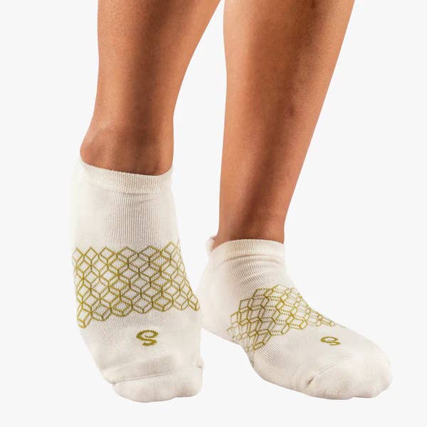 Organic Cotton Trainer Socks | Natural Undyed | hipSwan UK for wholesale by hipSwan