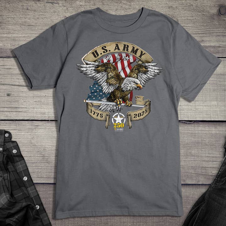 Artopia - Wholesale T-shirt (graphic) – unisex - Army 250 Eagle T-Shirt2