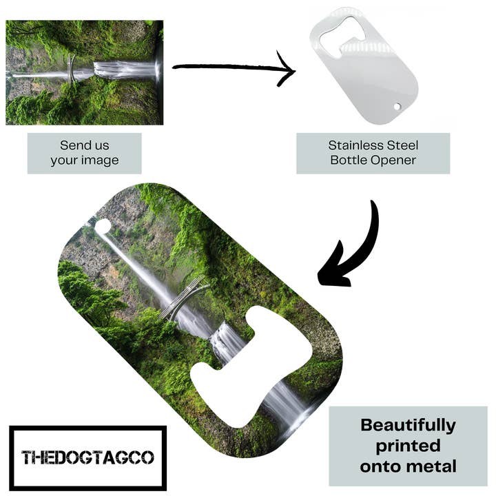 TheDogTagCo - Wholesale Bottle/wine opener - Personalised Double Sided Stainless Steel Bottle Opener2