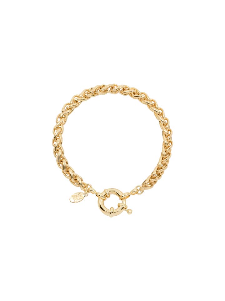 Herringbone Chain Bracelet, Statement Chain Bracelet for wholesale by Atelier Petites Pierres