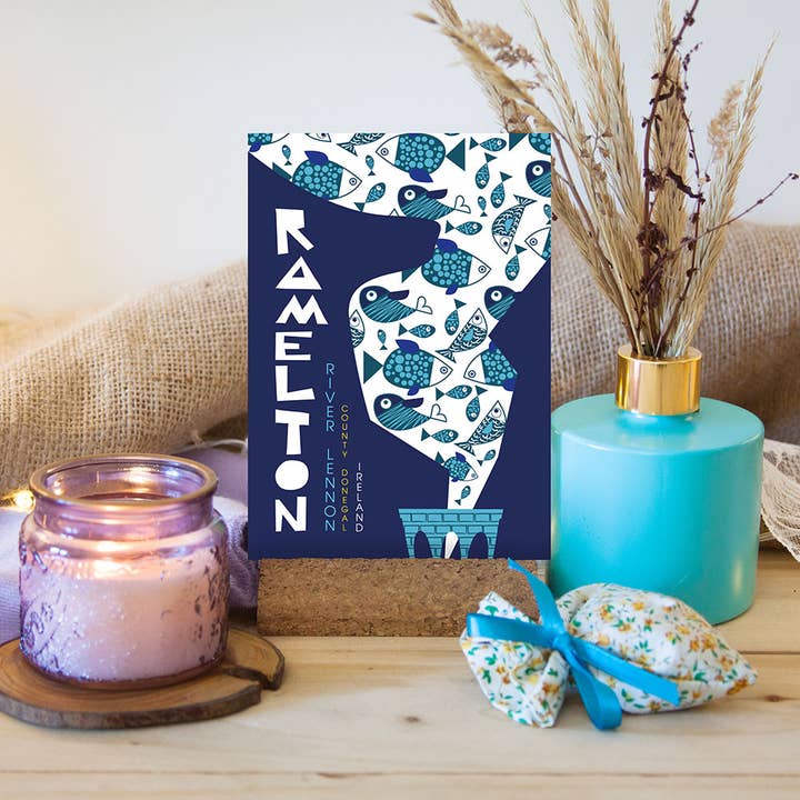 Postcard Ramelton Village River Lennon Co. Donegal - Ireland (Copia) per la vendita all'ingrosso da parte di diademadisara