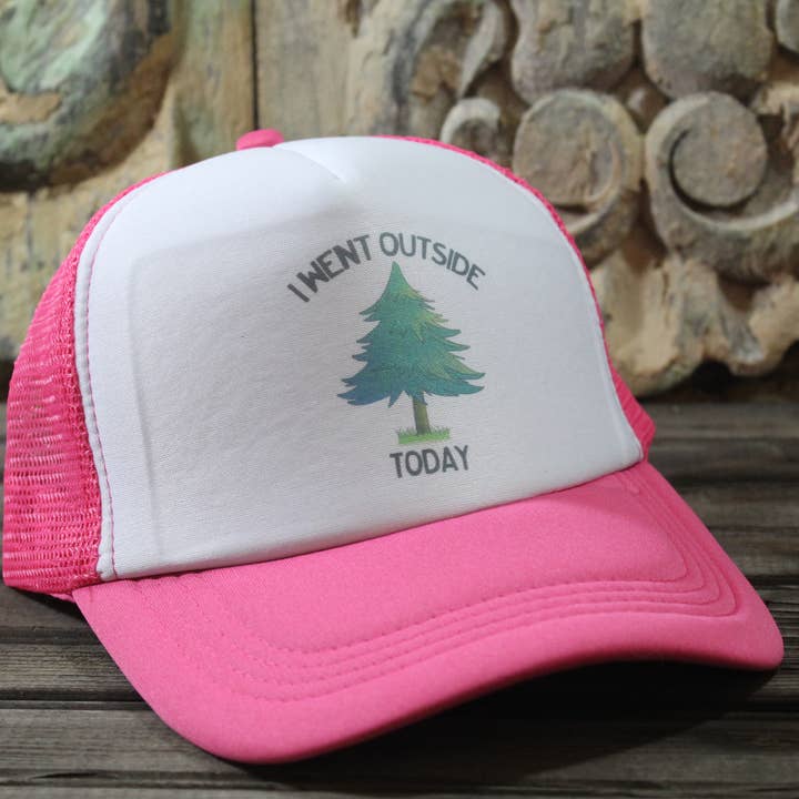 I Went Outside Today // Trucker Hat for wholesale by Raven Design