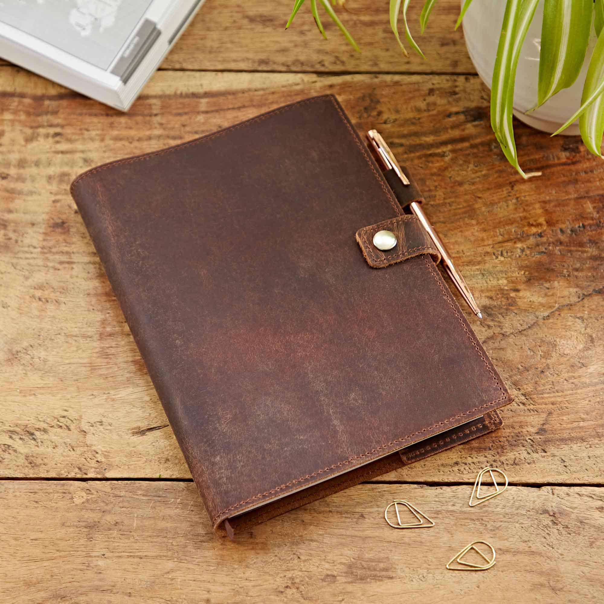 The Paper High Gift Company Limited - Wholesale Journal Cover - Buffalo Leather Refillable Journal2