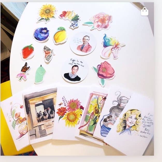 Gray Day Studio - Wholesale Everyday Greeting Card - Rainbow Poppies, floral Card1