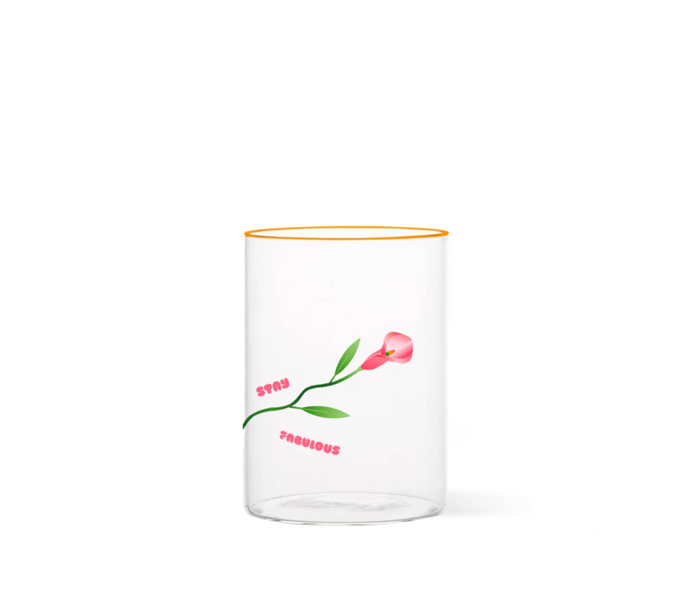 The Gift Label - Wholesale Drinking Glass/Cup - Water Glass - Stay Fabulous