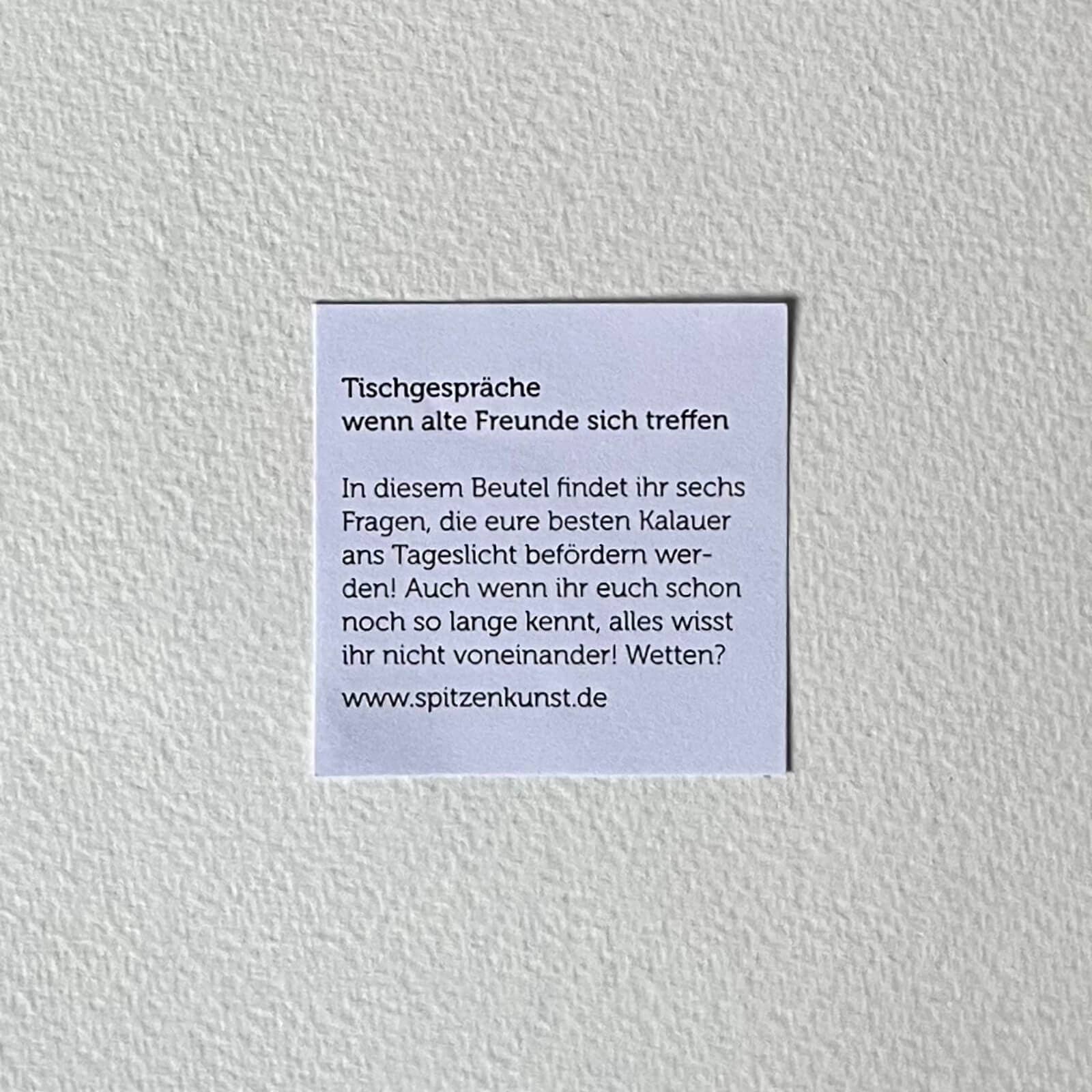 Spitzenkunst - Wholesale Card Game - Table talks for old friends1