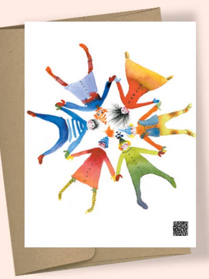 CARTE DE VOEUX AQUARELLE KIDSTAR pour la vente par Studio Masha D'yans