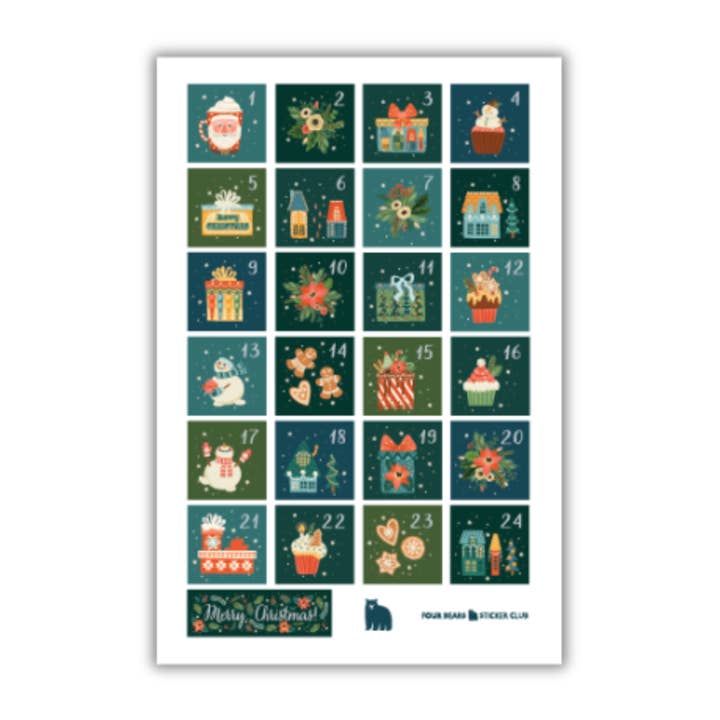 Buon conto alla rovescia per la vendita all'ingrosso da parte di Four Bears Sticker Club