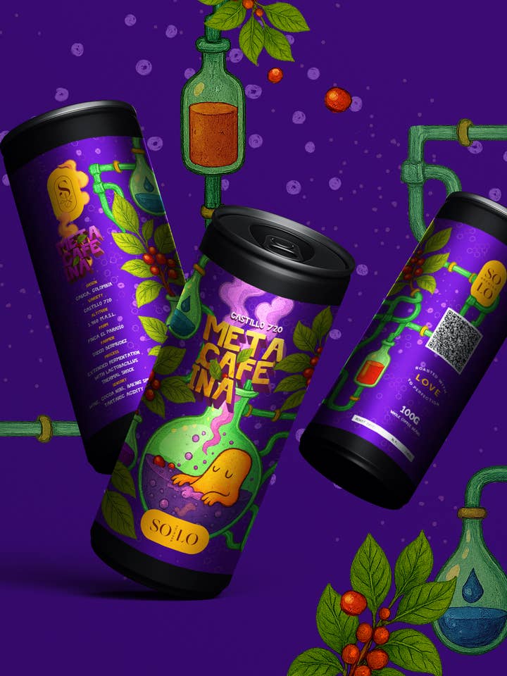 Metacafeína - Castillo 720 door Diego Bermudez (100g Hele Bonen) voor wholesale door So Lo Brewing Coffee Roasters