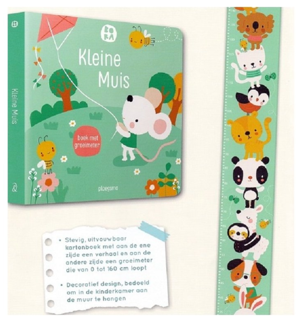 Bora illustraties - Wholesale Baby & Toddler Book (0-2) - Little mouse growth chart book3