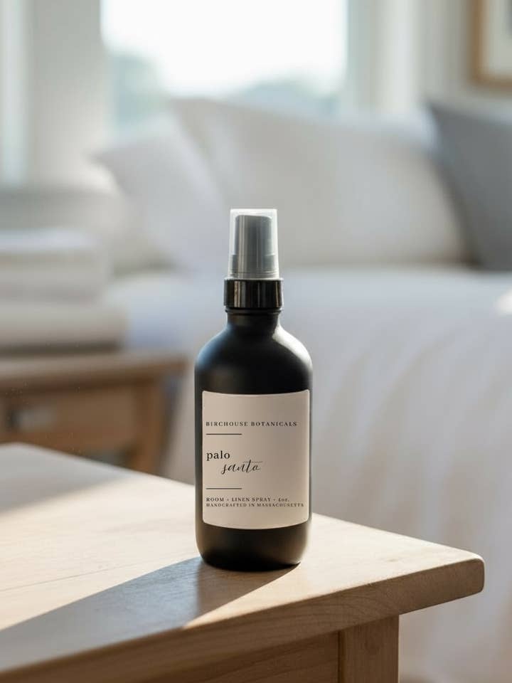Palo Santo 4 oz. Room & Linen Spray - Home Fragrance, Decor for wholesale by Birchouse Botanicals