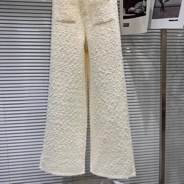 abrikos SET185Y Efterårstweed Kort Jakke & Skræddersyede Bukser Sæt for engroshandel på Faire7