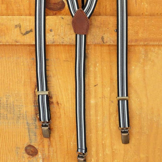 Potenciano Group SL - Wholesale Suspenders - Men's - Ref. 542.20 - NARROW Fantasy Suspenders - by Layos10