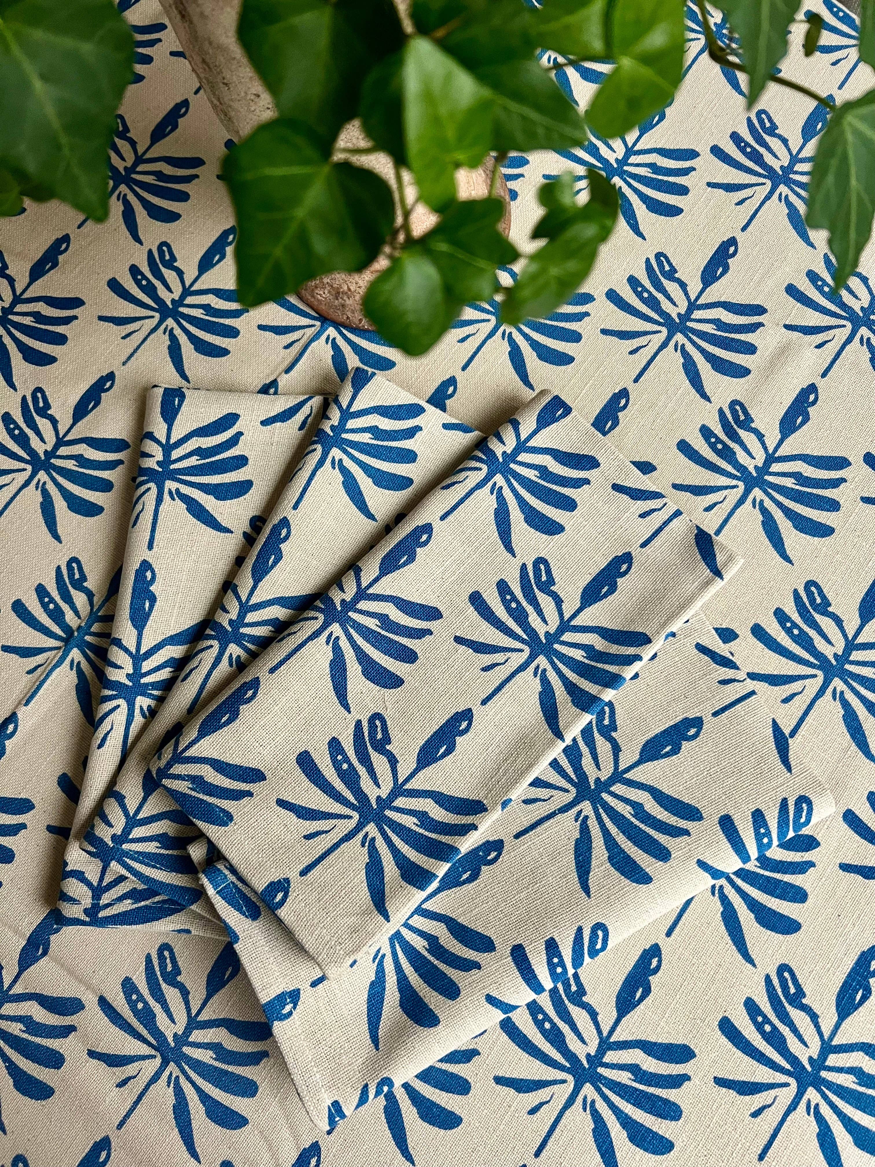 Christina Dickson Home - Wholesale Tablecloth - Dragonfly Lures Tablecloth in Blue1