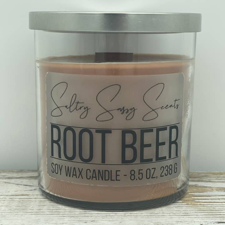 Root Beer - Soy Wax Candle for wholesale by Sultry Sassy Scents