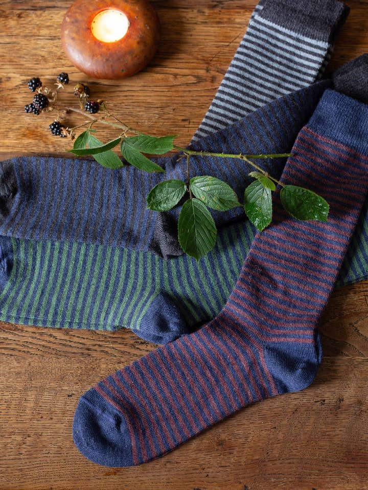 NEW COLOURS Alpaca Stripe Socks UK7-10 EU40-44 US6.5-9.5 and other Purchase Wholesale peper harow. Free Returns & Net 60 Terms on Faire trending on Faire.