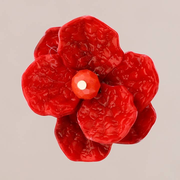 Sonata – Großhandel Click-Button-Schmuck – Ohrstecker mit Harzblumen7