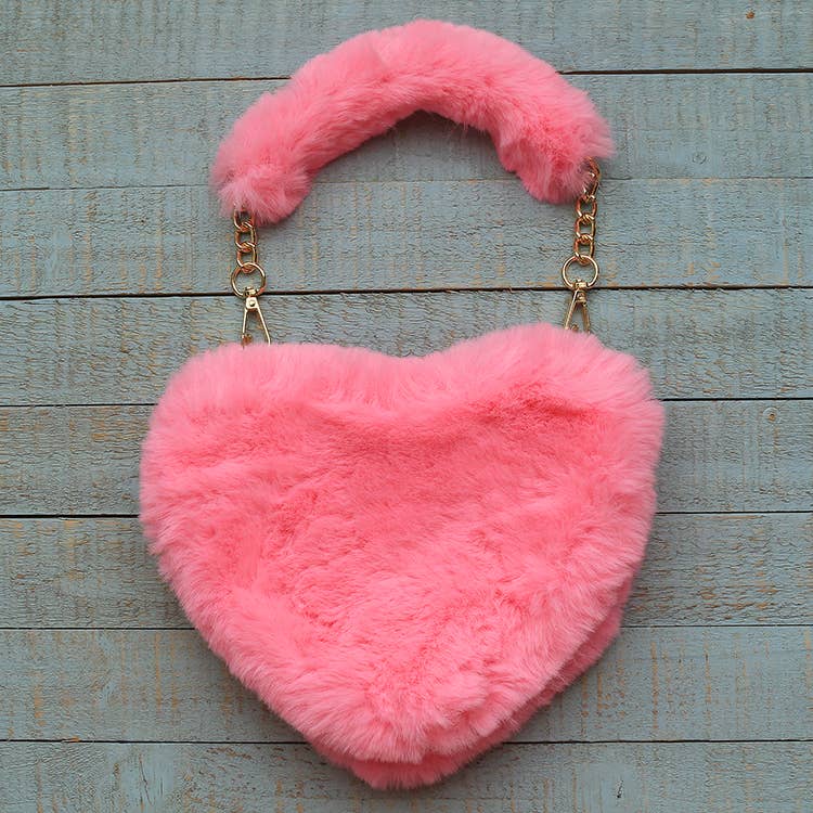 Sparkle Sisters by Couture Clips - Wholesale Crossbody Bag - Kids - Furry Heart Purse2