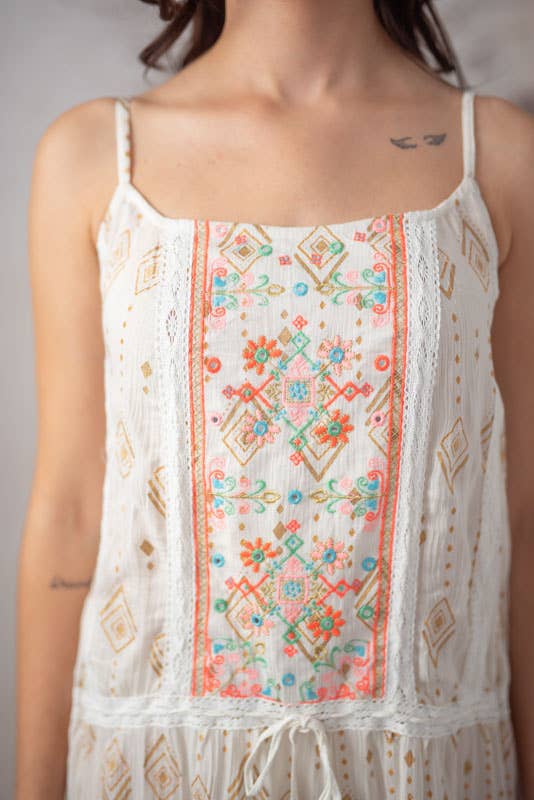 Lula Natura - Wholesale Dress - Women's - SICILIA DRESS RAW1