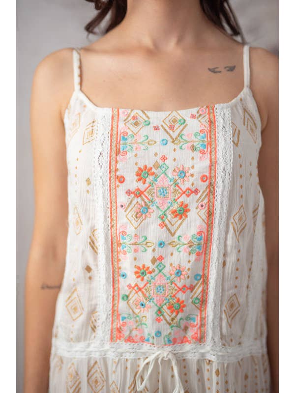 Lula Natura - Wholesale Dress - Women's - SICILIA DRESS RAW1