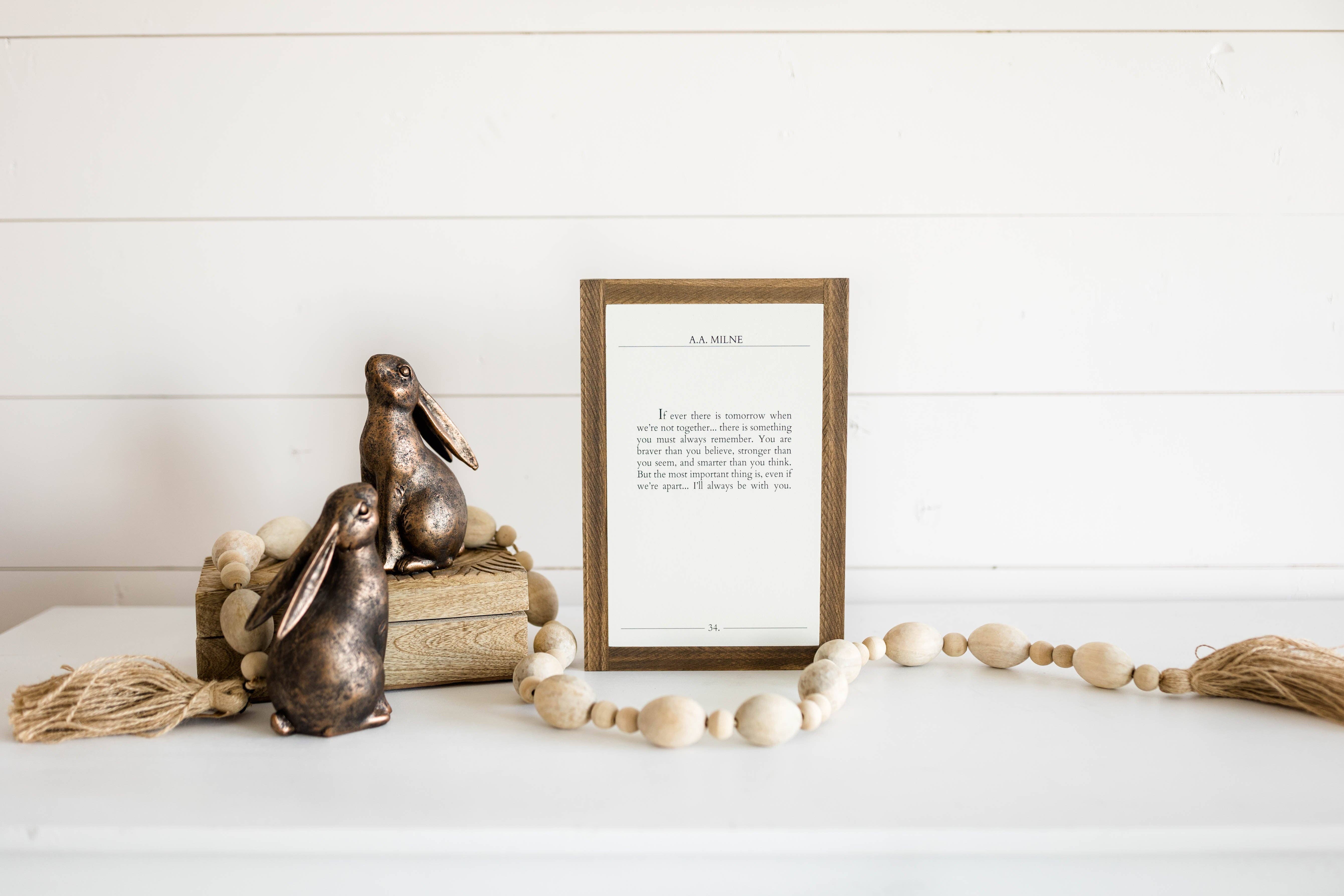 Joyfully Said - Wholesale Sign - Braver Book Page | Wall Art0