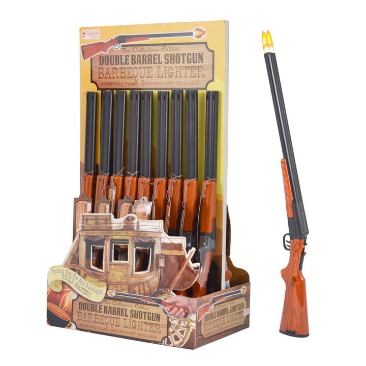 John Gibson Enterprises, Inc. - Wholesale Lighter - Double Barrel Shotgun BBQ Lighter5