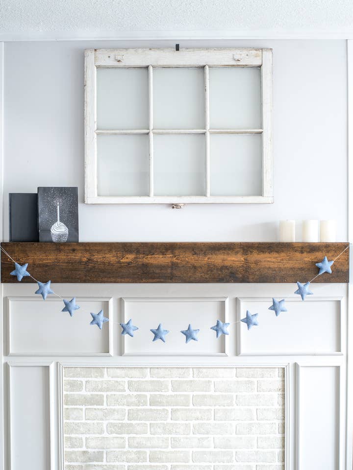 (Serenity Blue) Sterrenslinger - Chanoeka Decoratie - Babyshower voor wholesale door Nivas