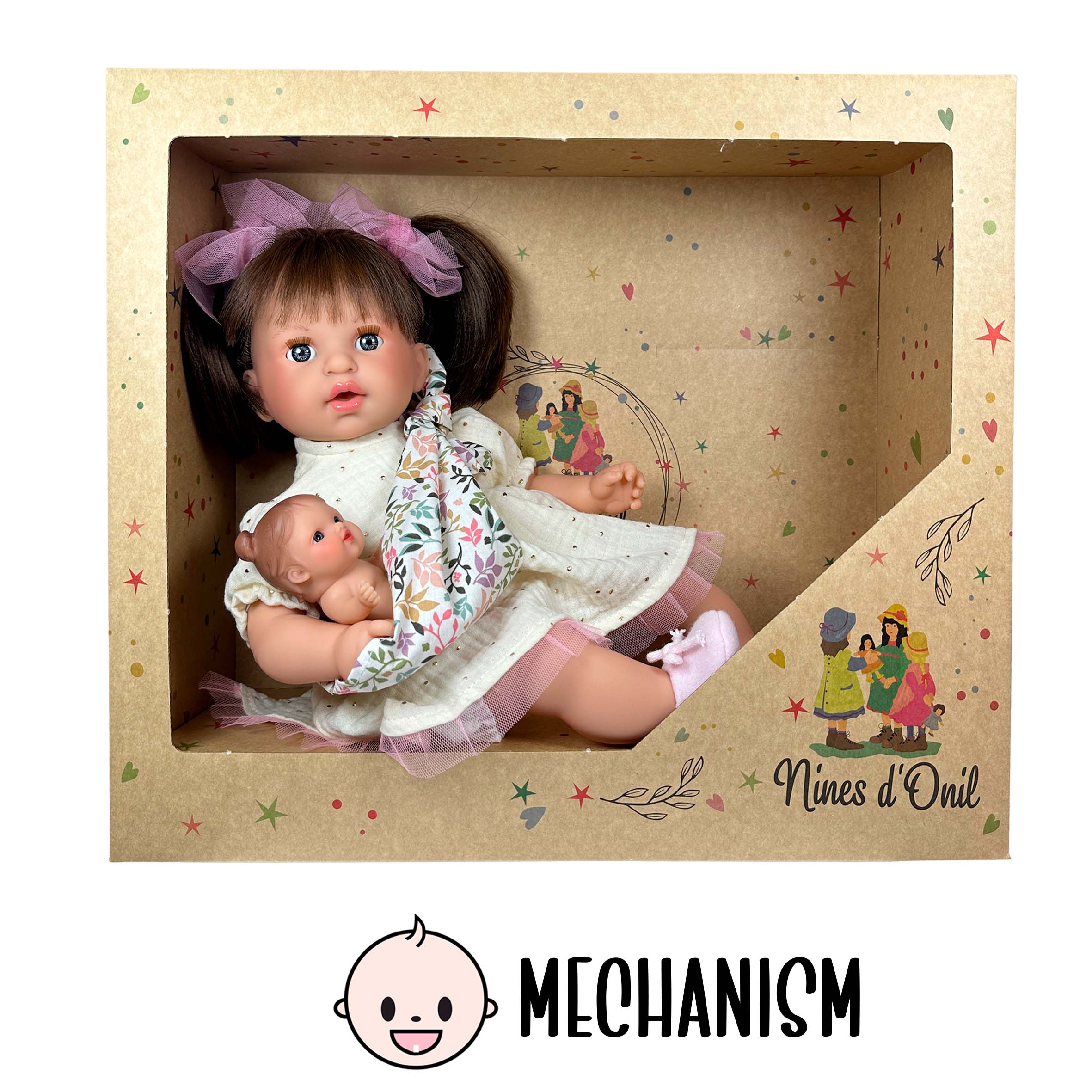 Nines Artesanals d'Onil Dolls - Wholesale Doll - Kids - ALEX DOLL WITH CREAM BABY10