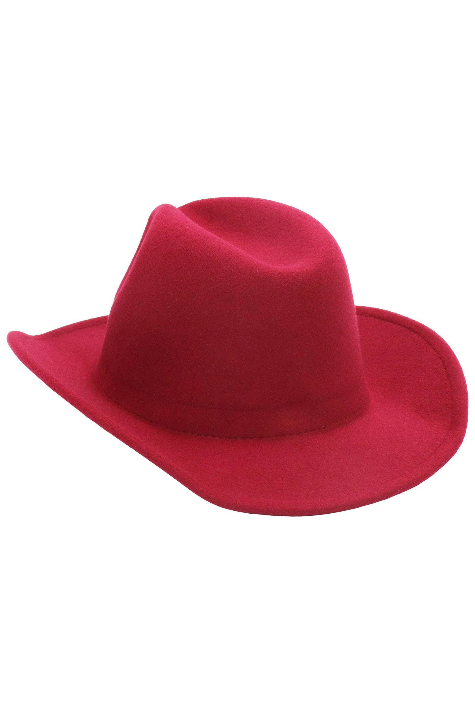 Cap Zone – wholesale Cowboyhatt - Unisex – Solid Plain Taco Brim Filthatt Cowboyhatt1