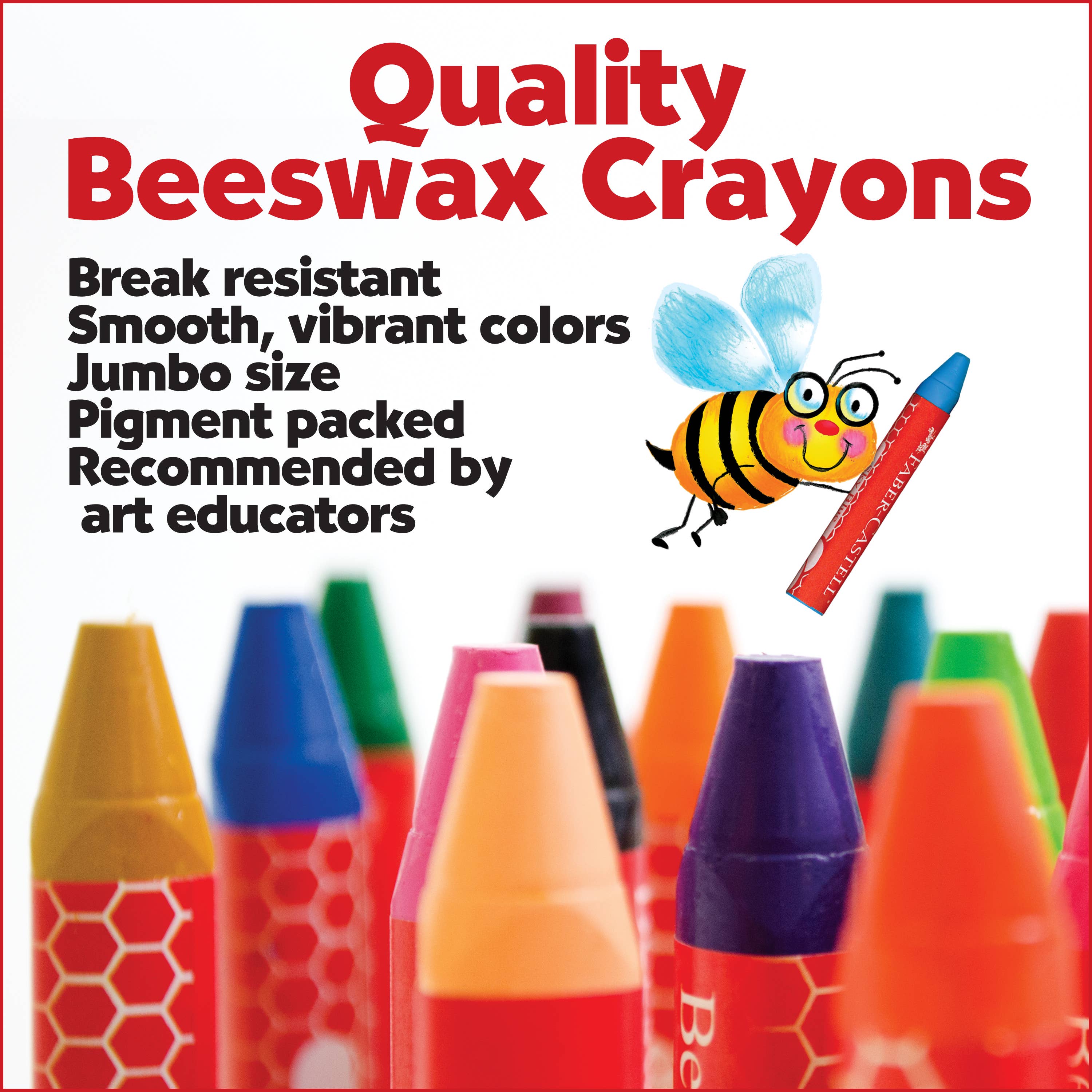 Faber-Castell / Creativity for Kids - Wholesale Crayons - Kids & Baby - World Colors - 15 Beeswax Crayons with Skin Tones5