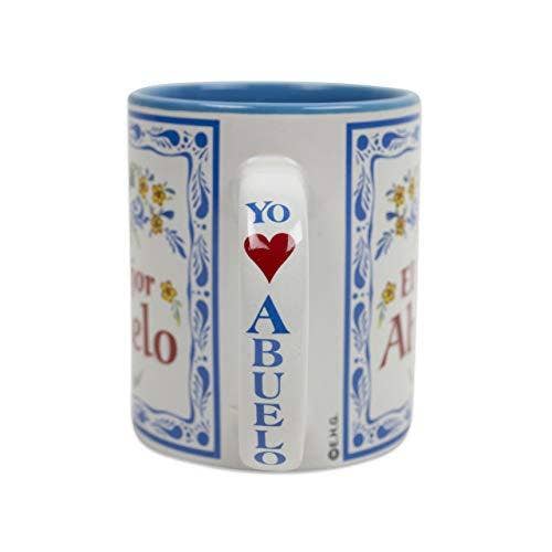 European Heritage Gifts - Wholesale Coffee Mug - El Mejor Abuelo Design Color Ceramic Coffee Mug by E.H.G